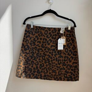 Leopard Print Skirt